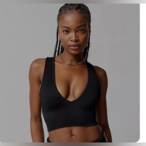 NWT Out From Under Women's Black Crop-top xS